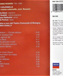 Rossini* - Dessì*, Scalchi*, Sabbatini*, Pertusi*, Orchestra* E Coro del Teatro Comunale di Bologna, Riccardo Chailly-1
