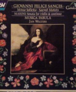 Giovanni Felice Sances / Marini* - Musica Fabula, Jan Walters-0