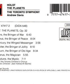 Holst*, Toronto Symphony Orchestra, Andrew Davis-1