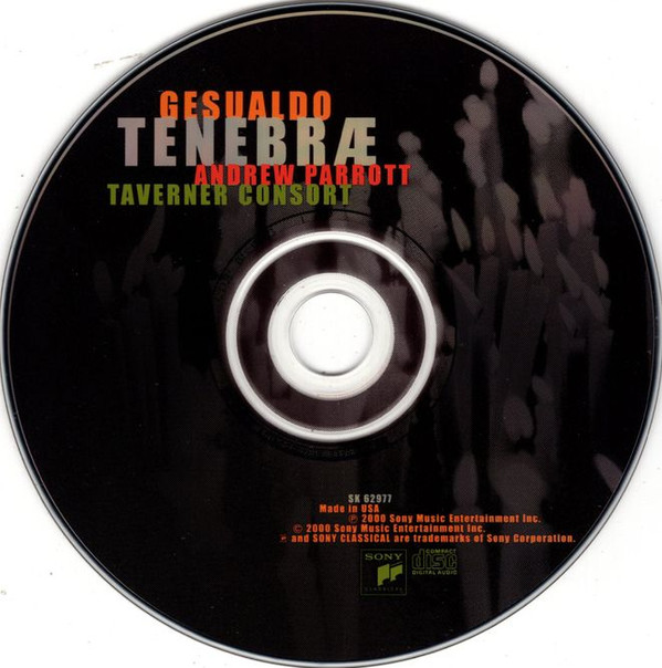 Carlo Gesualdo - Andrew Parrott, Taverner Consort-2
