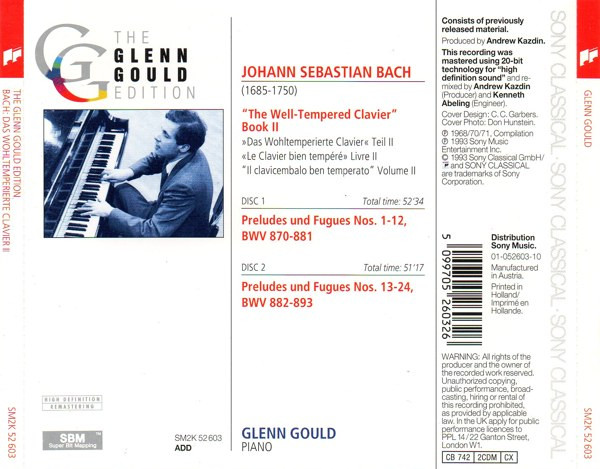Bach*, Glenn Gould-1