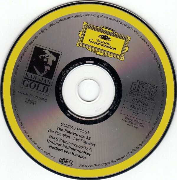 Gustav Holst - Berliner Philharmoniker • Herbert von Karajan-4