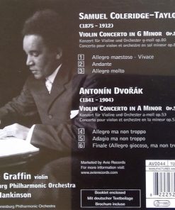 Samuel Coleridge-Taylor / Antonín Dvořák – Philippe Graffin, Johannesburg Philharmonic Orchestra, Mike Hankinson-2