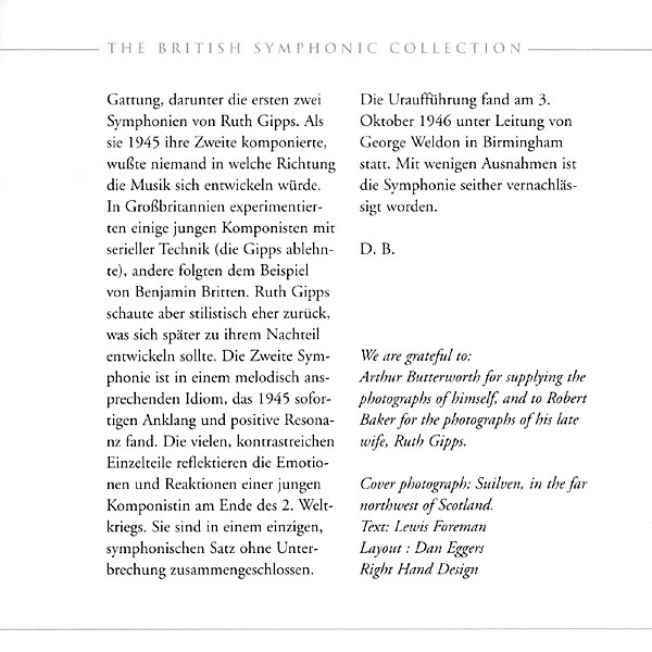 Arthur Butterworth • Ruth Gipps - Münchner Symphoniker, Douglas Bostock-4