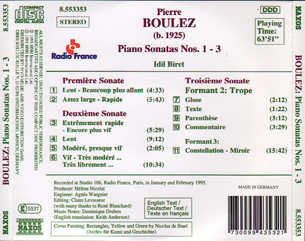 Pierre Boulez - Idil Biret-1