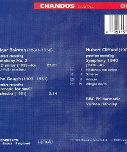 Clifford* • Bainton* • Gough* — BBC Philharmonic / Vernon Handley-1