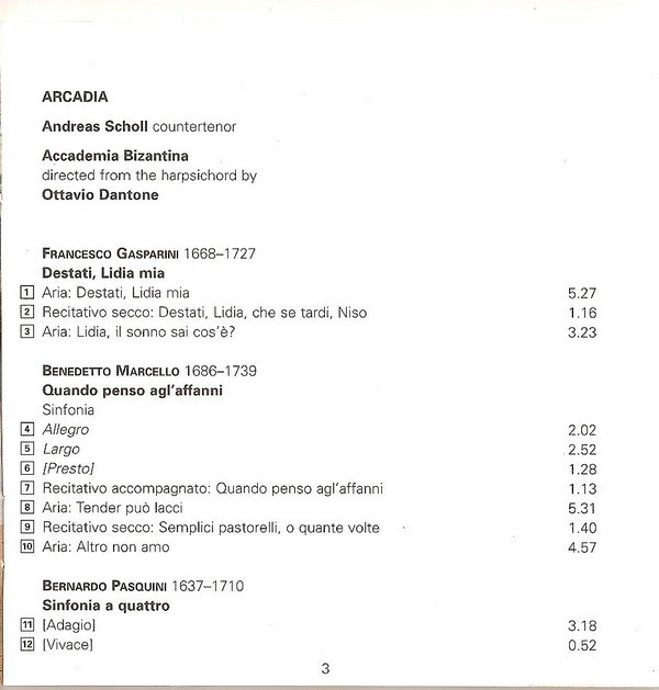 Andreas Scholl, Ottavio Dantone, Accademia Bizantina-4