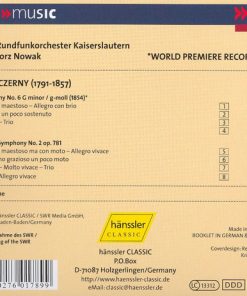 Carl Czerny / SWR-Rundfunk-Orchester Kaiserslautern / Grzegorz Nowak-1