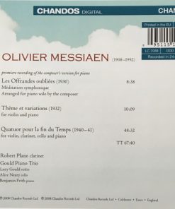 Messiaen*, Gould Piano Trio, Robert Plane-1