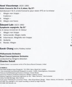 Lalo* / Vieuxtemps*, Sarah Chang, Royal Concertgebouw Orchestra*, Philharmonia Orchestra, Charles Dutoit-3
