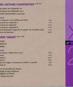 Marc Antoine Charpentier, Pierre Tabart - Ensemble La Fenice, Jean Tubéry-1