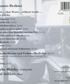 Brahms*, Mischa Maisky, Pavel Gililov-1