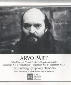 Arvo Pärt ■ The Bamberg Symphony Orchestra* ■ Frans Helmerson ■ Neeme Järvi-0