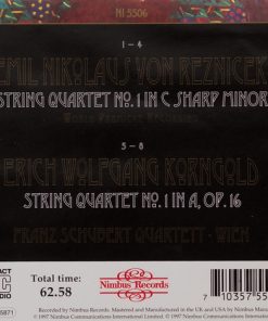 Korngold*, Reznicek*, Franz Schubert Quartett, Wien*-1