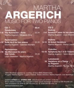 Martha Argerich - Brahms* • Lutoslawski* • Prokofiev* • Rachmaninov* • Tchaikovsky*-1