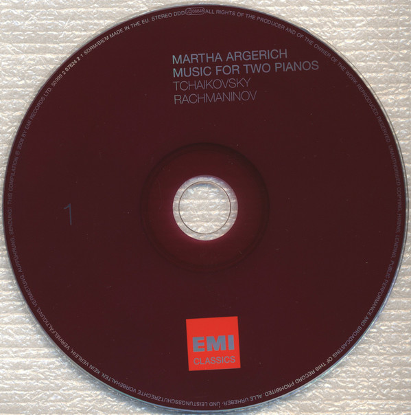 Martha Argerich - Brahms* • Lutoslawski* • Prokofiev* • Rachmaninov* • Tchaikovsky*-2