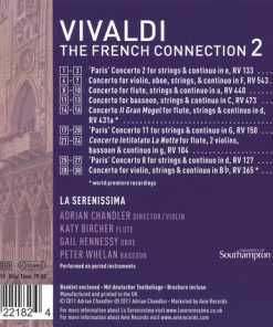 Vivaldi* - La Serenissima, Adrian Chandler, Katy Bircher, Gail Hennessy, Peter Whelan-1