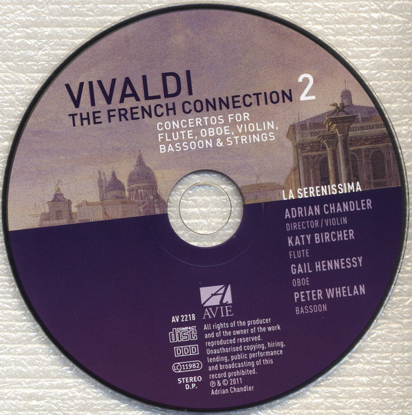 Vivaldi* - La Serenissima, Adrian Chandler, Katy Bircher, Gail Hennessy, Peter Whelan-2