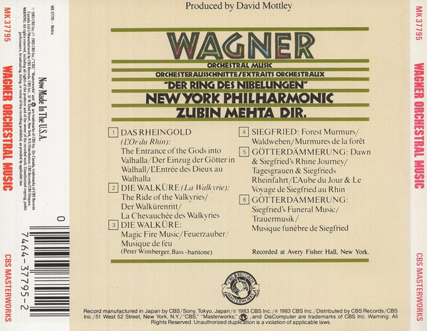 Wagner* - New York Philharmonic, Zubin Mehta-1