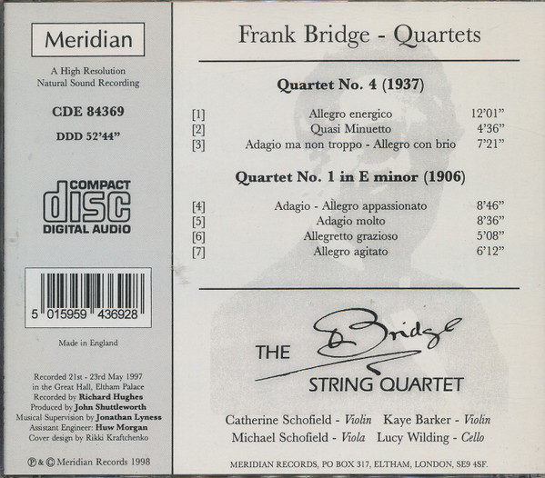 Frank Bridge - The Bridge String Quartet*-1