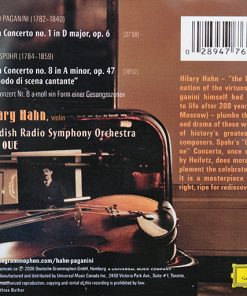 Paganini* / Spohr* / Hilary Hahn, Swedish Radio Symphony Orchestra*, Eiji Oue-2