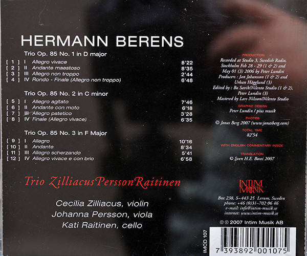 Trio Zilliacus Persson Raitinen*, Hermann Berens*-1