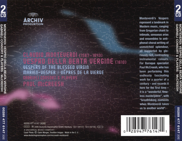 Monteverdi* - Gabrieli Consort & Players*, Paul McCreesh-1