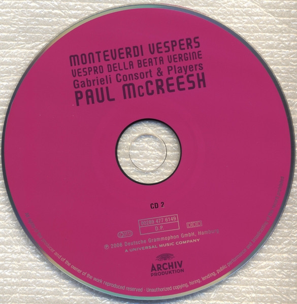 Monteverdi* - Gabrieli Consort & Players*, Paul McCreesh-4