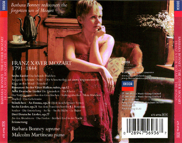 Barbara Bonney, Franz Xaver Mozart*-1