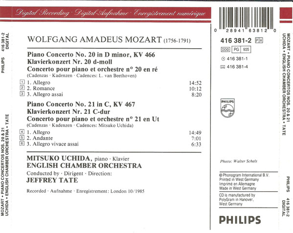 Mozart*, Mitsuko Uchida, English Chamber Orchestra, Jeffrey Tate-1