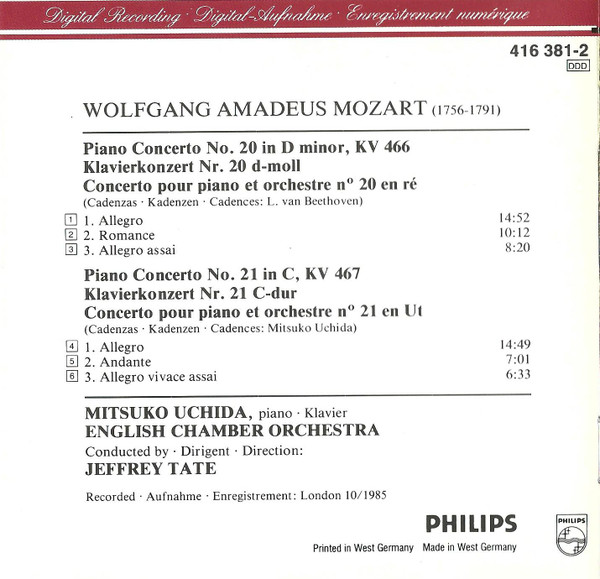 Mozart*, Mitsuko Uchida, English Chamber Orchestra, Jeffrey Tate-3