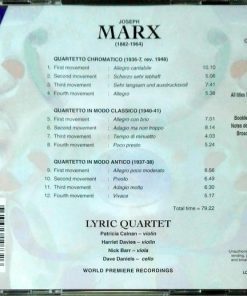 Lyric Quartet, Joseph Marx (2)-1