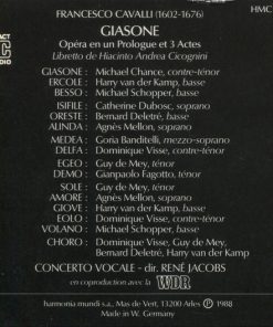 René Jacobs, Cavalli*, Concerto Vocale, Michael Chance, Gloria Banditelli, Catherine Dubosc-1