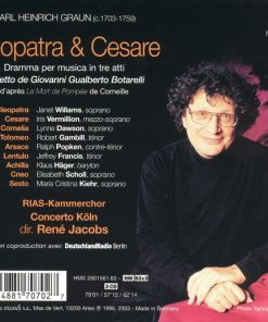 C.H. Graun* - Janet Williams (3), Iris Vermillion, Lynne Dawson, Robert Gambill, Concerto Köln, René Jacobs-1