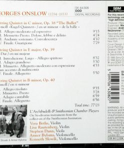 Georges Onslow* − L'Archibudelli & Smithsonian Chamber Players*-1