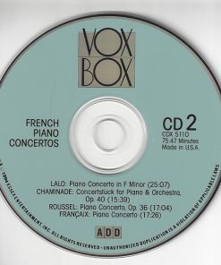 Massenet* • Roussel* • Chaminade* • Lalo* • Françaix* • Boieldieu*-3