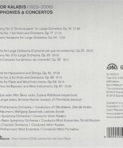 Viktor Kalabis - Josef Suk, Zuzana Růžičková, Miroslav Kejmar, Milan Langer (2), Jiří Formáček, Petr Škvor, The Czech Philharmonic Orchestra, Sawallisch*, Bělohlávek*, Neumann*, Košler*-3