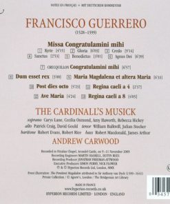 Guerrero*, The Cardinall's Musick, Andrew Carwood-1