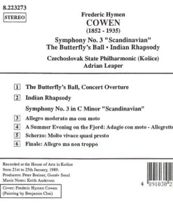 Frederic Hymen Cowen, Adrian Leaper, Slovak State Philharmonic Orchestra, Košice-1