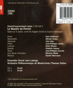 Auber* - Alfredo Kraus, June Anderson, John Aler, Jean-Philippe Lafont, Ensemble Choral Jean Laforge, Orchestre Philharmonique De Monte-Carlo, Thomas Fulton-1