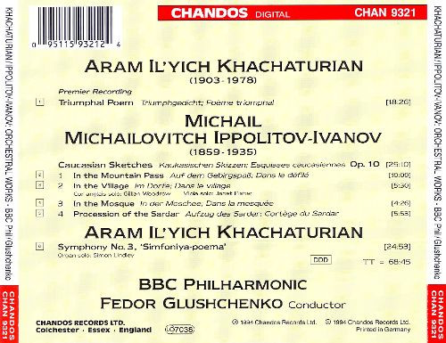 BBC Philharmonic, Fedor Glushchenko* - Khachaturian* / Ippolitov-Ivanov*-1