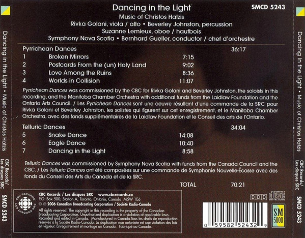 Christos Hatzis - Rivka Golani, Beverley Johnston, Suzanne Lemieux, Symphony Nova Scotia · Bernhard Güller-1