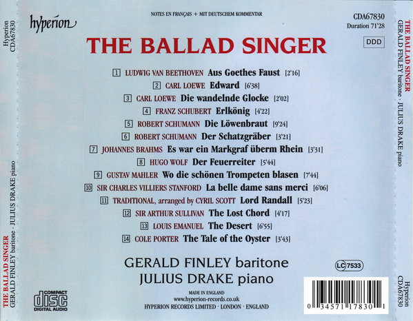 Gerald Finley, Julius Drake-1