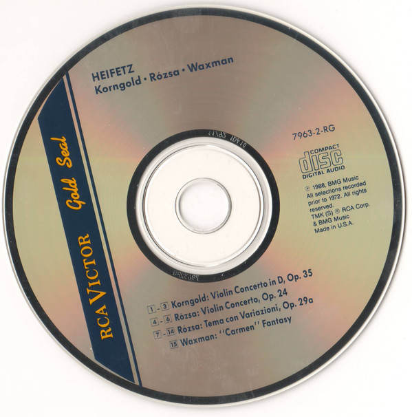 Heifetz* / Korngold*, Rózsa*, Waxman*-2