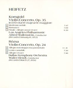 Heifetz* / Korngold*, Rózsa*, Waxman*-4