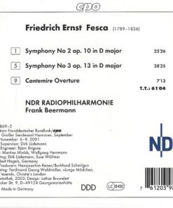 Friedrich Ernst Fesca - NDR Radiophilharmonie, Frank Beermann-1