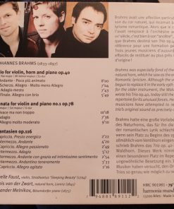 Brahms*, Isabelle Faust, Teunis van der Zwart, Alexander Melnikov-1