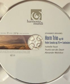 Brahms*, Isabelle Faust, Teunis van der Zwart, Alexander Melnikov-2