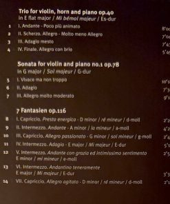Brahms*, Isabelle Faust, Teunis van der Zwart, Alexander Melnikov-4