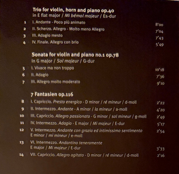 Brahms*, Isabelle Faust, Teunis van der Zwart, Alexander Melnikov-4